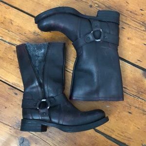 New Liberto Moto Mid Calf Boots Sz 7.5